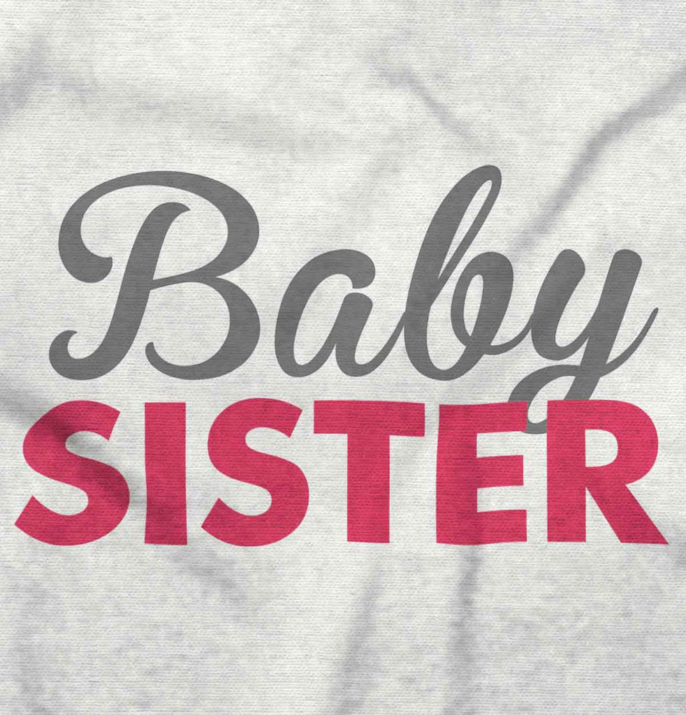 Baby Sister Romper Bodysuit-Direct To Garment Print-Brisco Baby