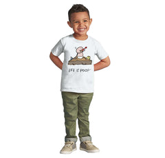 Eating Sand Infant Toddler T Shirt-Direct To Garment Print-Brisco Baby
