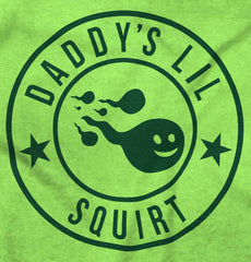 Daddy's Lil Squirt Romper Bodysuit-Direct To Garment Print-Brisco Baby