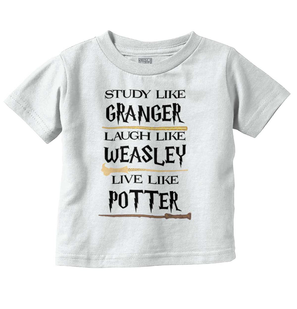 Study Like Granger Infant Toddler T Shirt-Direct To Garment Print-Brisco Baby