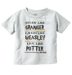 Study Like Granger Infant Toddler T Shirt-Direct To Garment Print-Brisco Baby