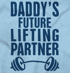 Lifting Partner Infant Baby Bib-Direct To Garment Print-Brisco Baby
