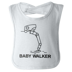 Daddy Walker Infant Baby Bib-Direct To Garment Print-Brisco Baby