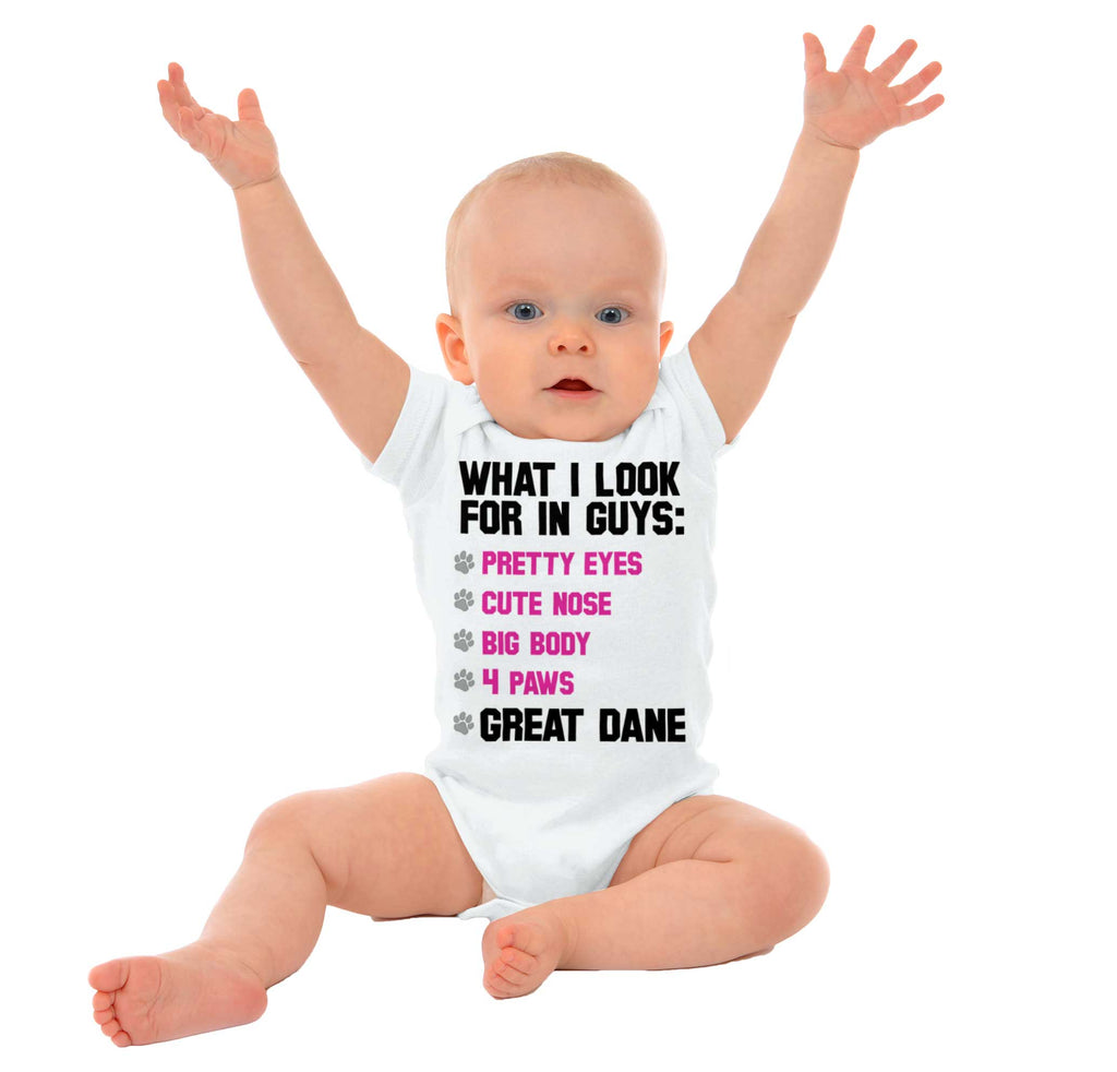 Great Dane Checklist Romper Bodysuit-Direct To Garment Print-Brisco Baby