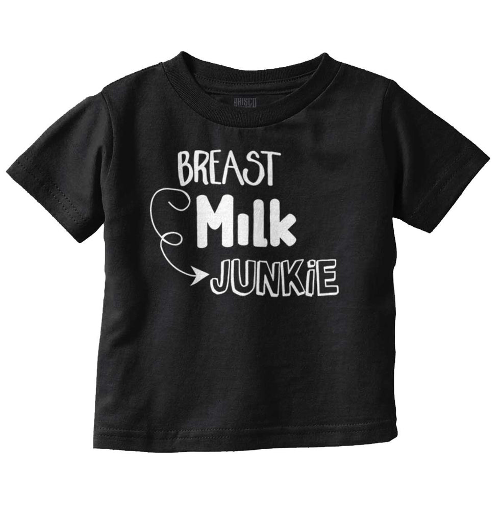 Milk Junkie Infant Toddler T Shirt-Direct To Garment Print-Brisco Baby