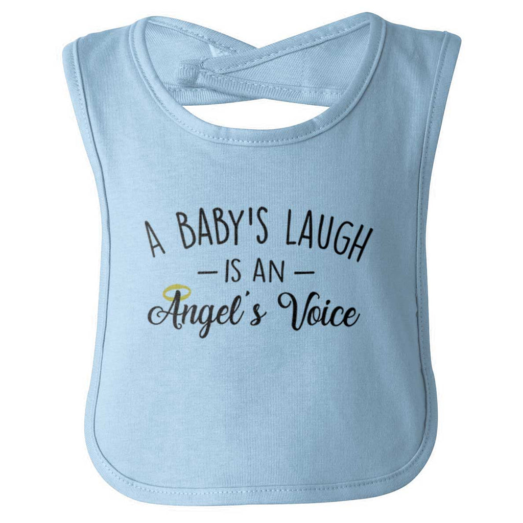 Baby's Laugh Infant Baby Bib-Direct To Garment Print-Brisco Baby