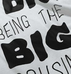 Dig Big Cousin Infant Baby Bib-Direct To Garment Print-Brisco Baby