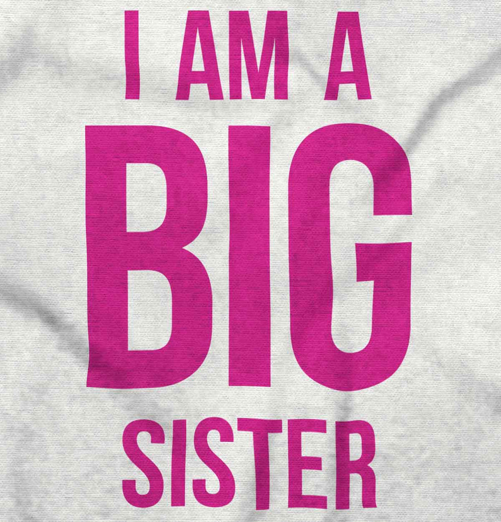 I Have A Big Sister Infant Baby Bib-Direct To Garment Print-Brisco Baby