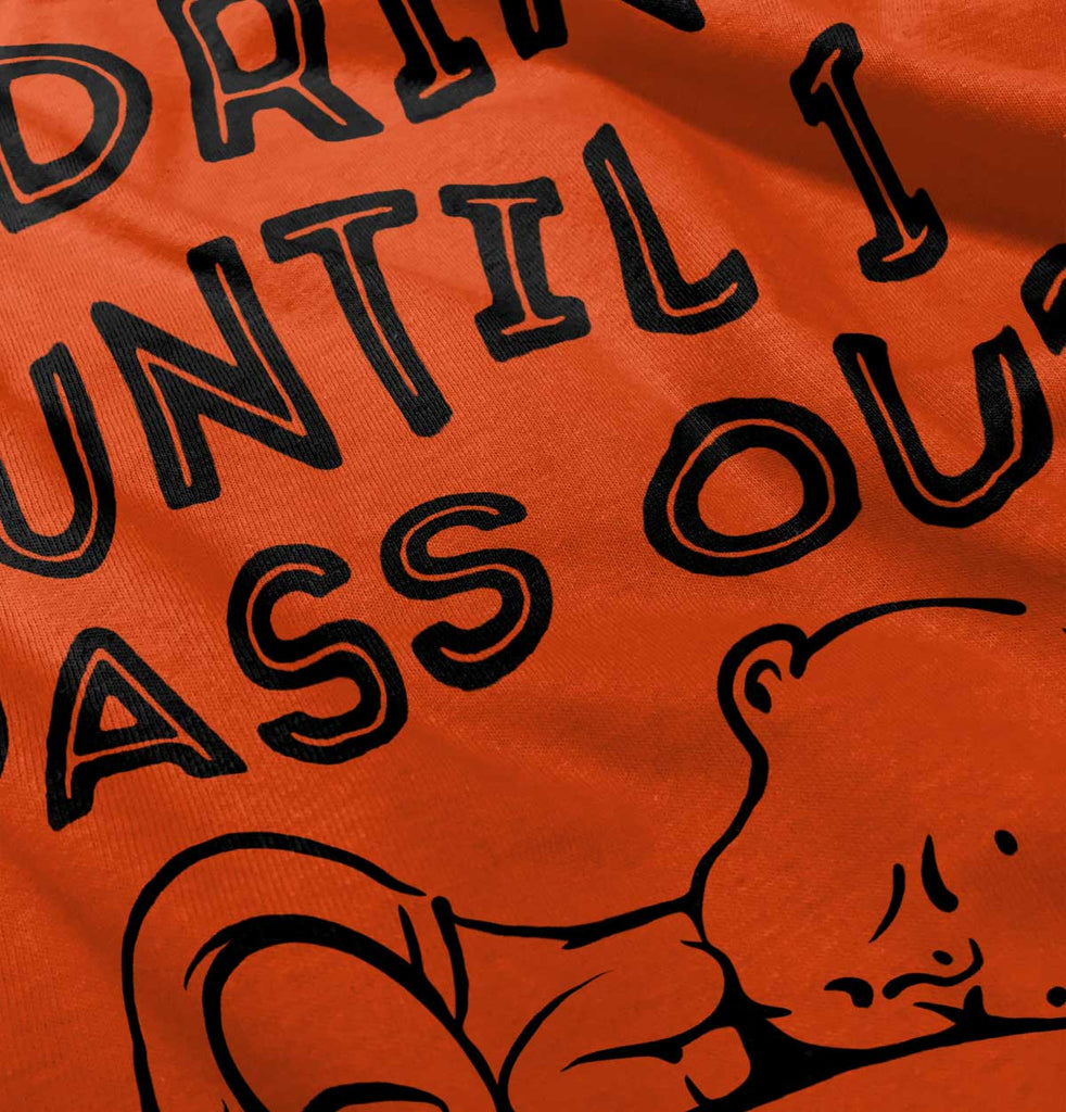 Until I Pass Out Romper Bodysuit-Direct To Garment Print-Brisco Baby