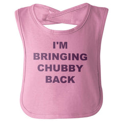 Chubby Back Infant Baby Bib-Direct To Garment Print-Brisco Baby