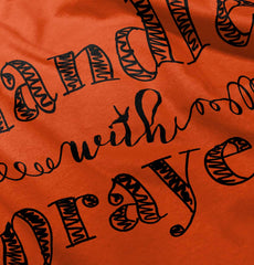 Handle With Prayer Romper Bodysuit-Direct To Garment Print-Brisco Baby