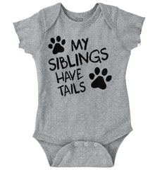 My Siblings Have Tai Romper Bodysuit-Direct To Garment Print-Brisco Baby