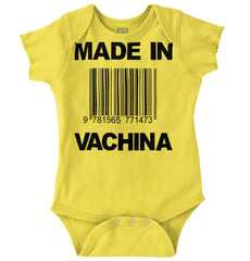 Made In Vachina Romper Bodysuit-Direct To Garment Print-Brisco Baby