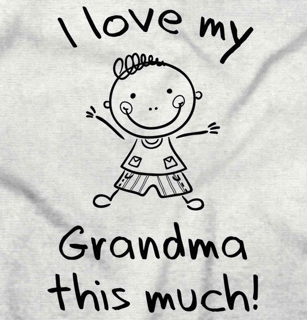 Love My Grandma Toddler Baseball-Direct To Garment Print-Brisco Baby
