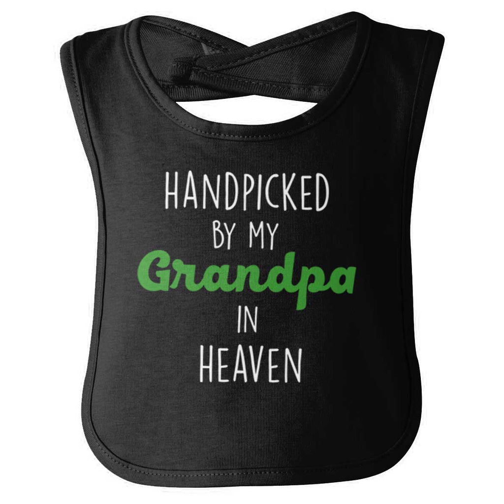 Handpicked By Grandpa Infant Baby Bib-Direct To Garment Print-Brisco Baby