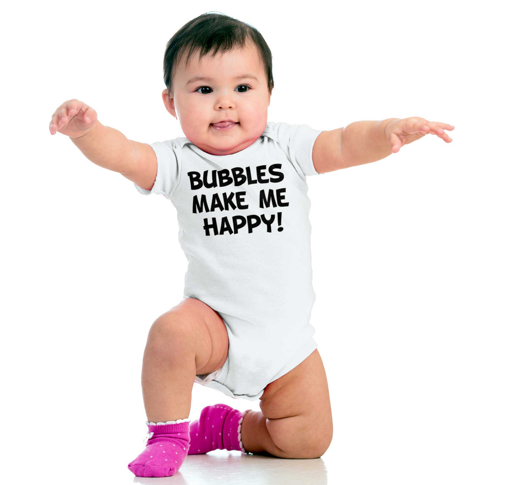 Bubbles Romper Bodysuit-Direct To Garment Print-Brisco Baby