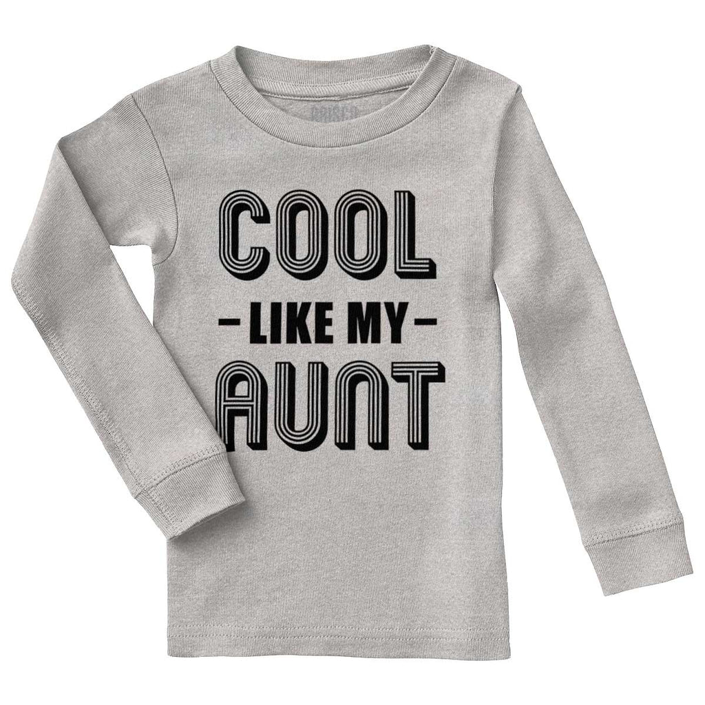 Aunt is Single Solid Long Sleeve T-Direct To Garment Print-Brisco Baby