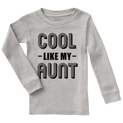 Aunt is Single Solid Long Sleeve T-Direct To Garment Print-Brisco Baby