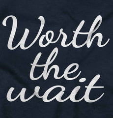 Worth The Wait Romper Bodysuit-Direct To Garment Print-Brisco Baby