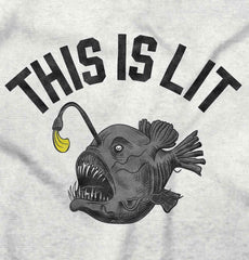 This Is Lit Trimed Colored Bib-Direct To Garment Print-Brisco Baby