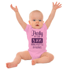Party At My Crib Romper Bodysuit-Direct To Garment Print-Brisco Baby