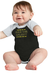 Rule The Galaxy Raglan Romper Bodysuit-Direct To Garment Print-Brisco Baby