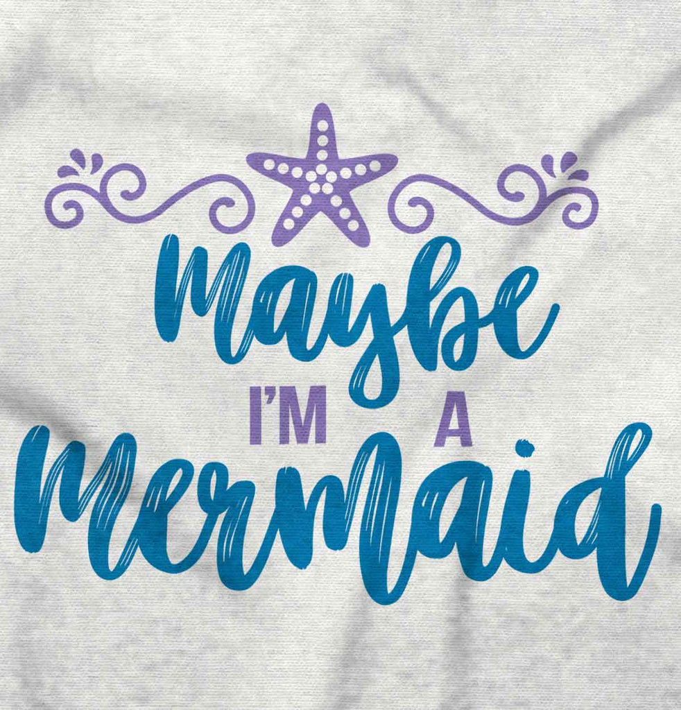 Maybe I'm A Mermaid Infant Baby Bib-Direct To Garment Print-Brisco Baby