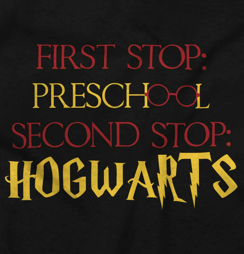 Preschool Hogwarts Romper Bodysuit-Direct To Garment Print-Brisco Baby