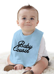 Baby Cousin Infant Baby Bib-Direct To Garment Print-Brisco Baby