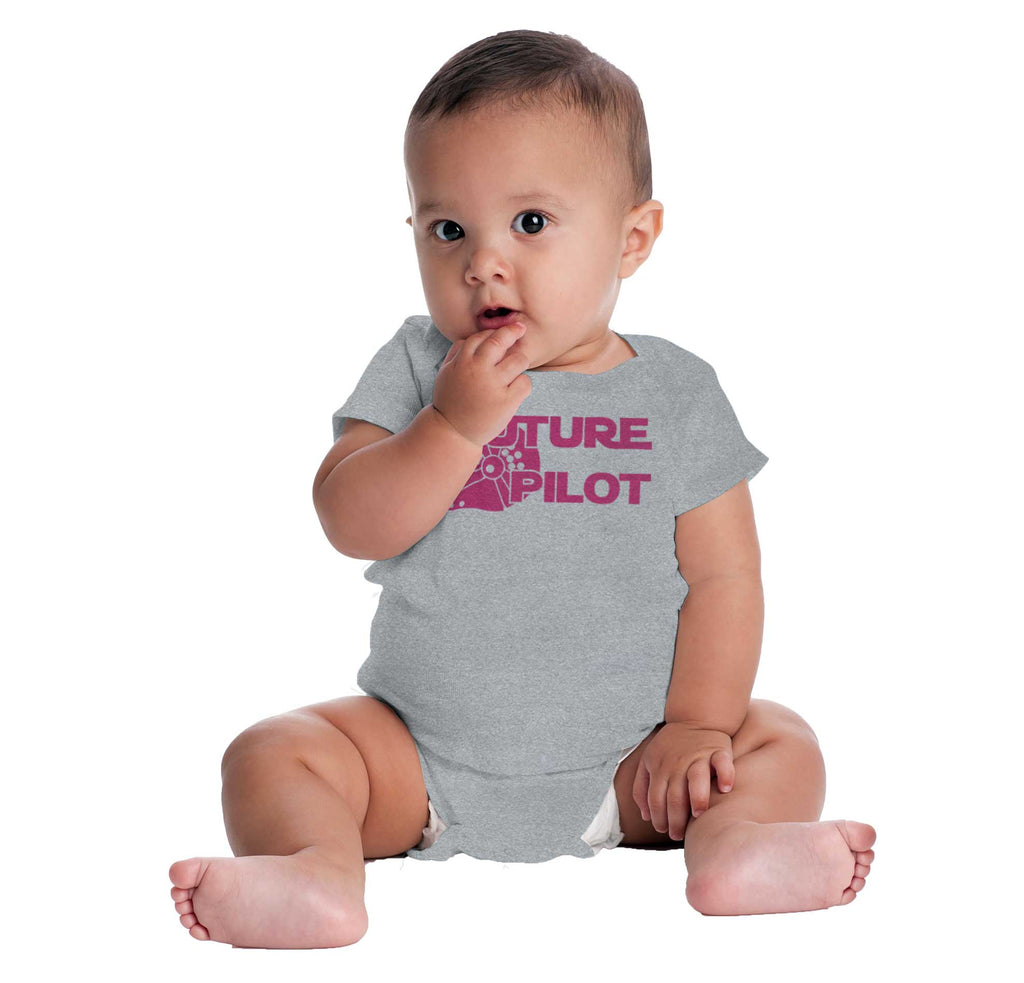 Future Pilot Romper Bodysuit-Direct To Garment Print-Brisco Baby