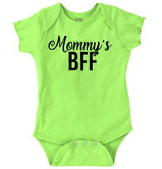 Mommy's BFF Romper Bodysuit-Direct To Garment Print-Brisco Baby
