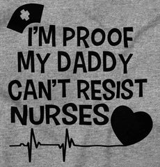 Can't Resist Nurses Romper Bodysuit-Direct To Garment Print-Brisco Baby