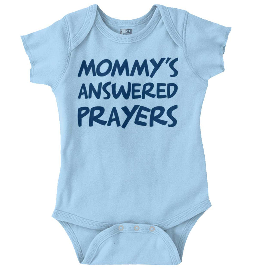Mommy's Answered Prayer Romper Bodysuit-Direct To Garment Print-Brisco Baby