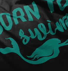 Born To Swim Infant Baby Bib-Direct To Garment Print-Brisco Baby