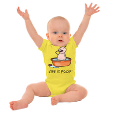 Eating Soap Romper-Direct To Garment Print-Brisco Baby