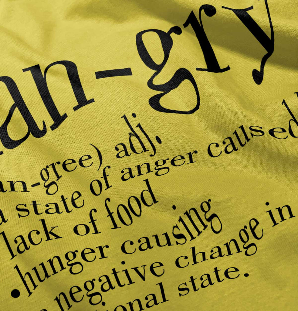 Hangry Definition Romper Bodysuit-Direct To Garment Print-Brisco Baby