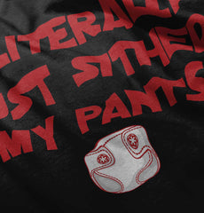 Just Sithed My Pants Infant Baby Bib-Direct To Garment Print-Brisco Baby