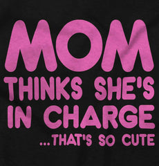 In Charge Baby Ruffled Trim Romper-Direct To Garment Print-Brisco Baby