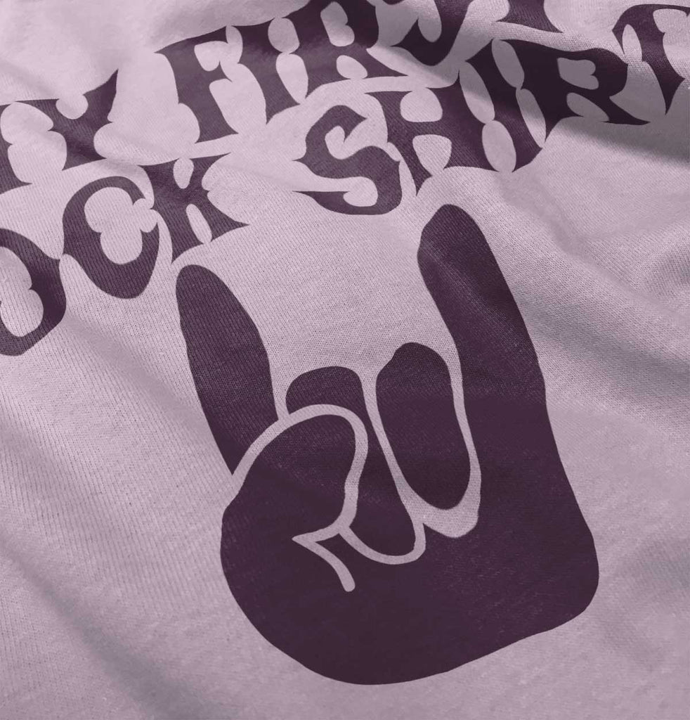 Rock Shirt Romper Bodysuit-Direct To Garment Print-Brisco Baby