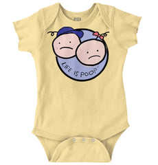 Boy and Girl Logo Romper Bodysuit-Direct To Garment Print-Brisco Baby