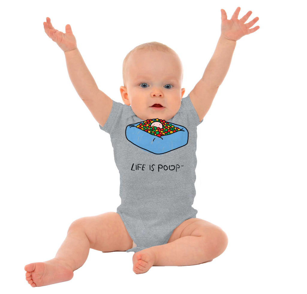 Ball Pit Romper Bodysuit-Direct To Garment Print-Brisco Baby