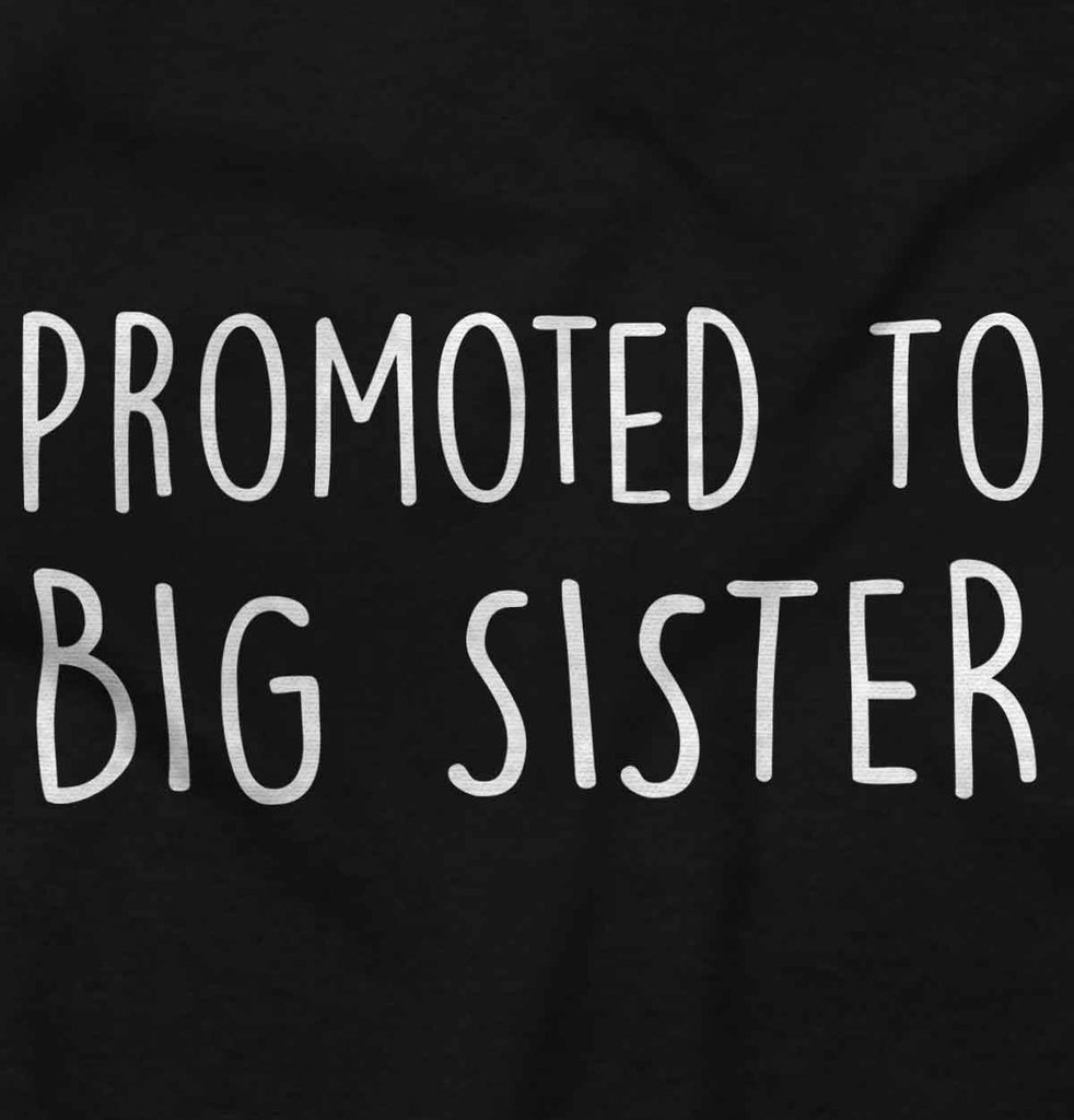 Promoted To Big Sister Infant Baby Bib-Direct To Garment Print-Brisco Baby