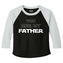 You Are My Father Toddler Baseball-Direct To Garment Print-Brisco Baby