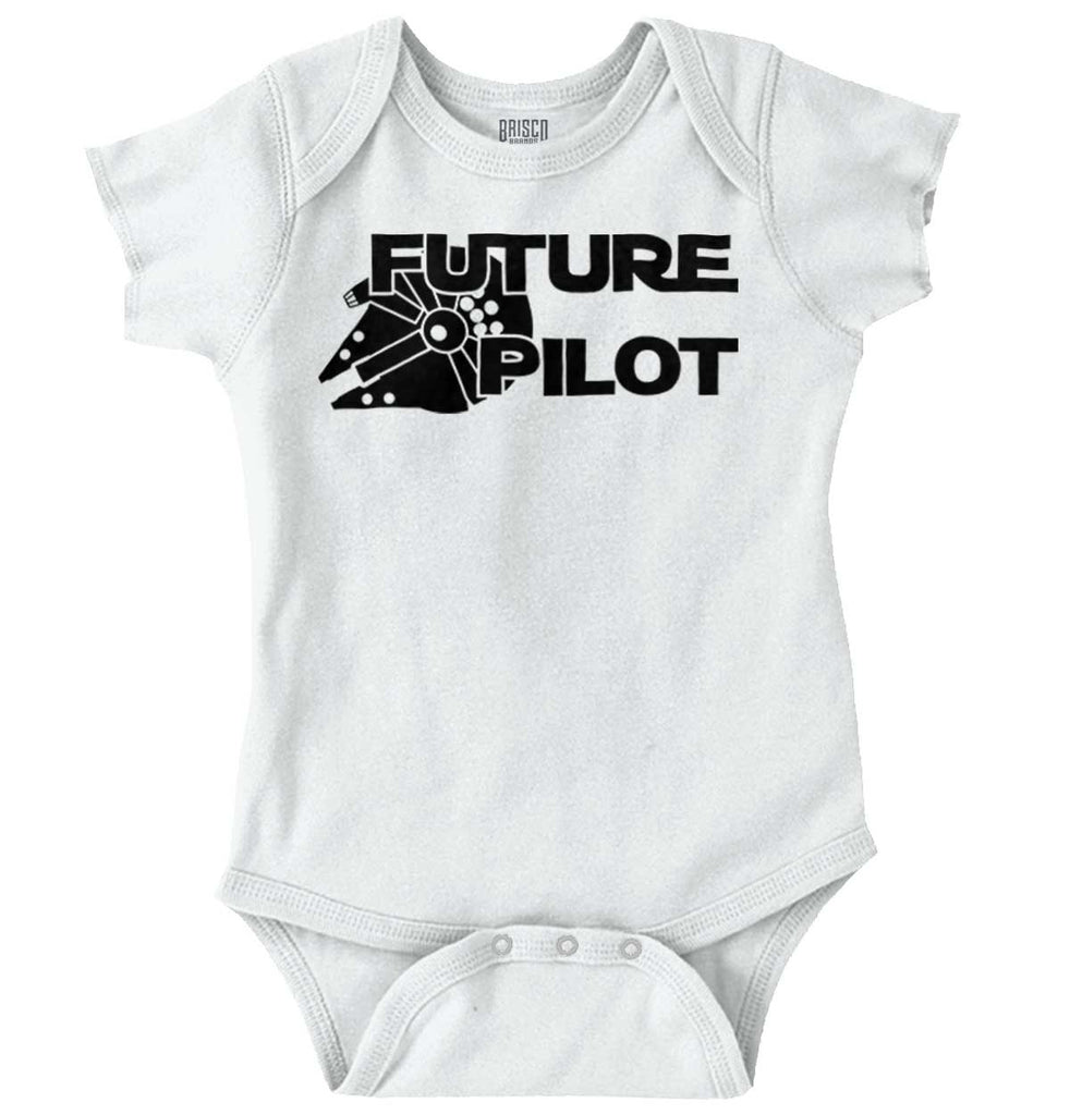 Future Pilot Romper Bodysuit-Direct To Garment Print-Brisco Baby