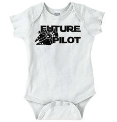 Future Pilot Romper Bodysuit-Direct To Garment Print-Brisco Baby