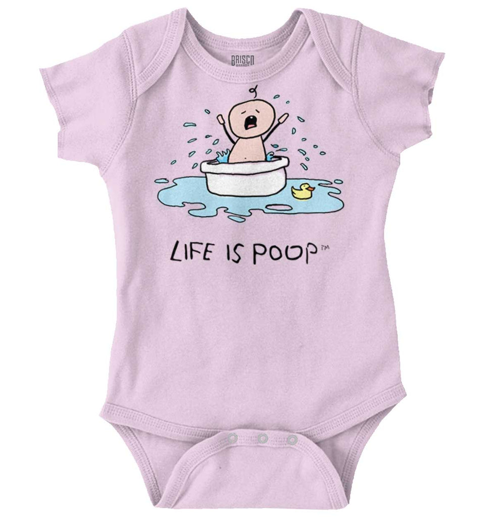 Crying Bath Romper Bodysuit-Direct To Garment Print-Brisco Baby