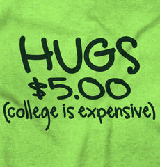 College is Expensive Romper Bodysuit-Direct To Garment Print-Brisco Baby