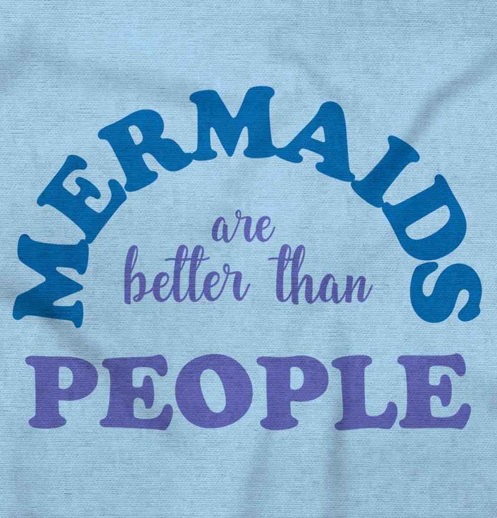 Mermaids Are Better Infant Baby Bib-Direct To Garment Print-Brisco Baby