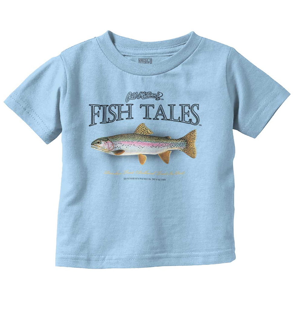 Rainbow Trout Infant Toddler T Shirt-Direct To Garment Print-Brisco Baby