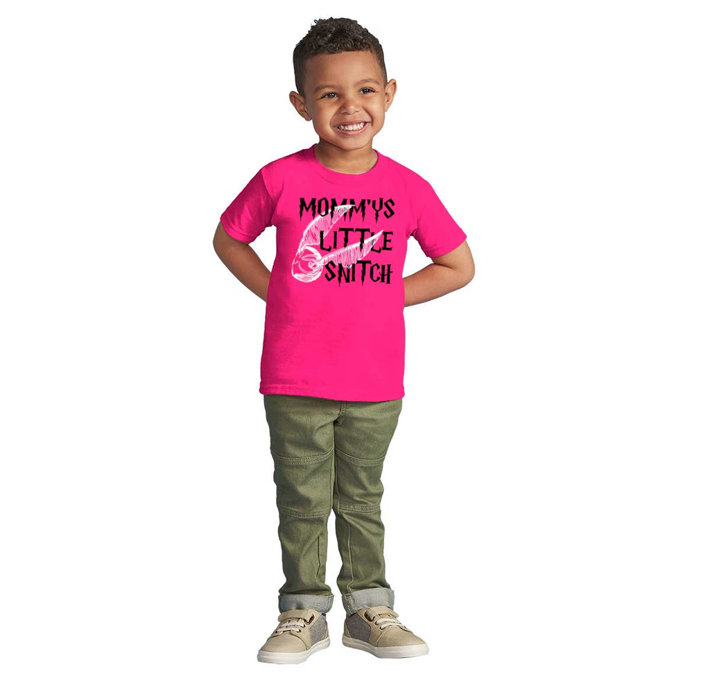 Mommy's Little Snitch Infant Toddler T Shirt-Direct To Garment Print-Brisco Baby